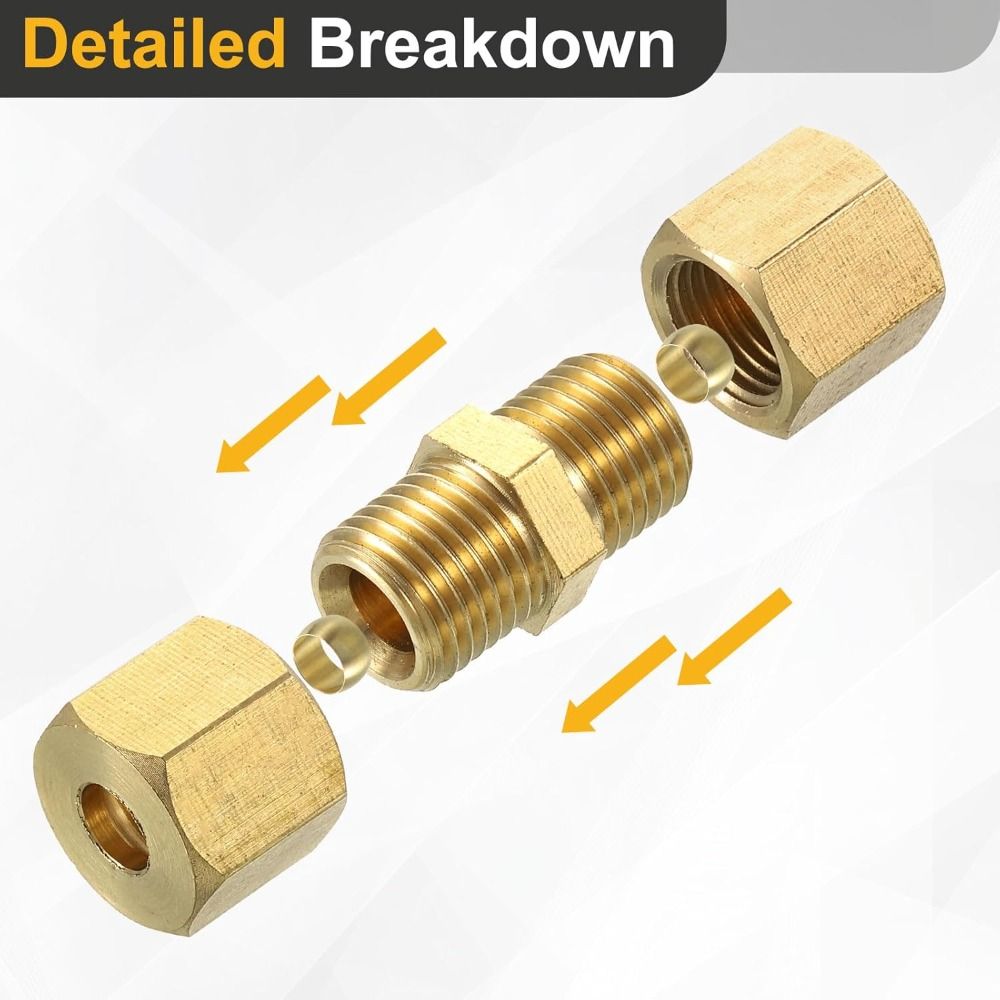 Compression Fitting Brass - Raccordo a Compressione in Ottone 4