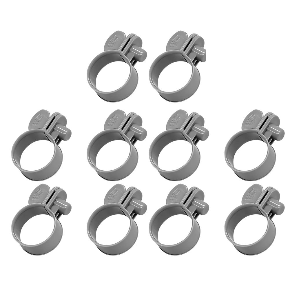 Plastic Pipe Clip - Set di 4/10 morsetti per tubi