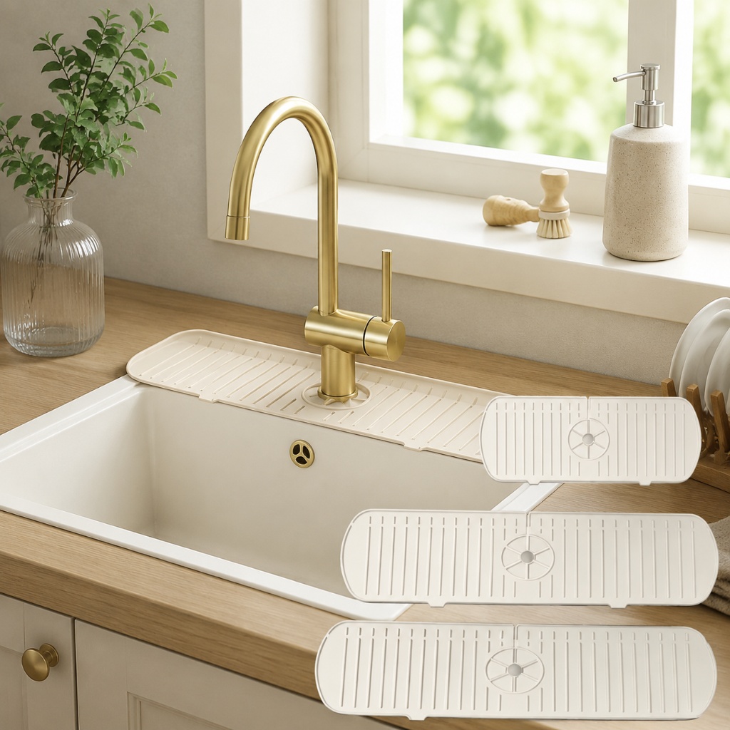 Silicone Tap Washer - Tappetino in silicone per rubinetto, protezione