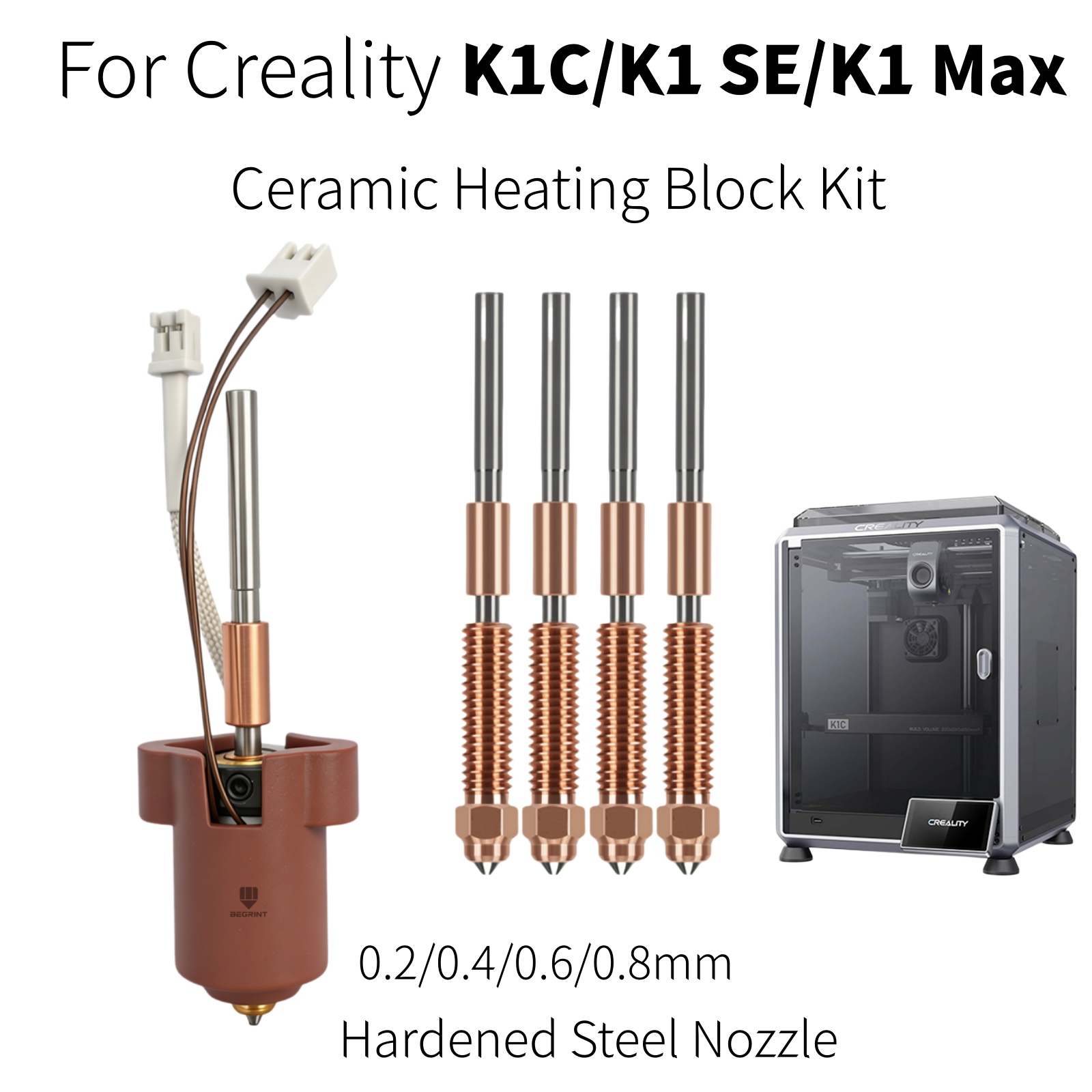 Hotend per Creality K1C K1 MAX - Creality Printer K1 recensione e prezzo